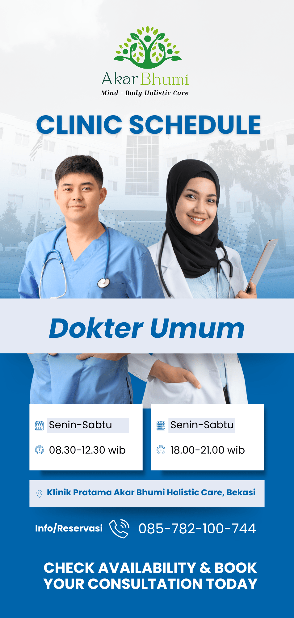 Brosur Pelayanan Kesehatan Medis Akar Bhumi Holistic Care 